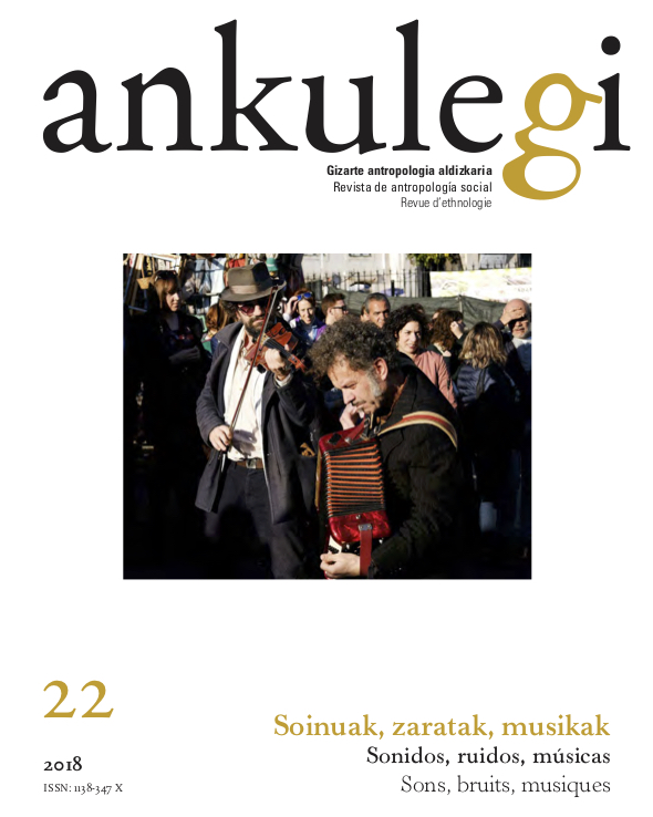 Portada del nº 22 de "Ankulegi. Revista de Antropología Social"